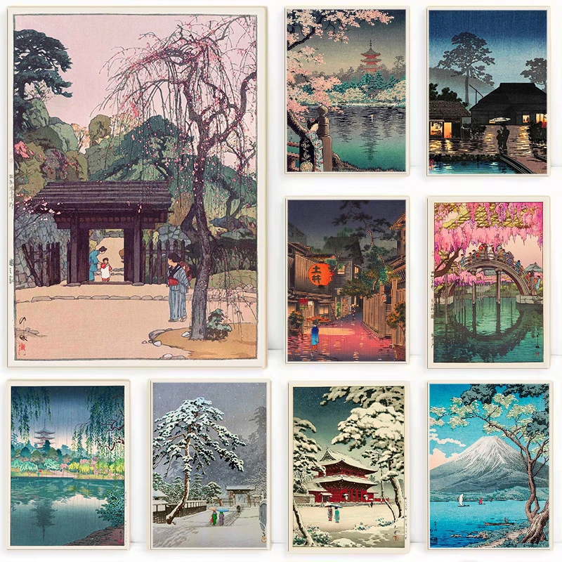 Home Decor Tokyo - Retro Ukiyo-e Traditional Japan Poster Tokyo