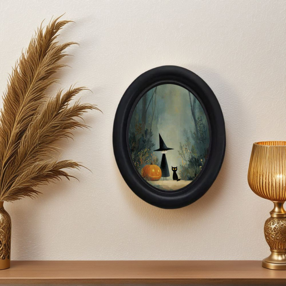 Home Decor Scrap - A 3D Vintage Halloween Witch and