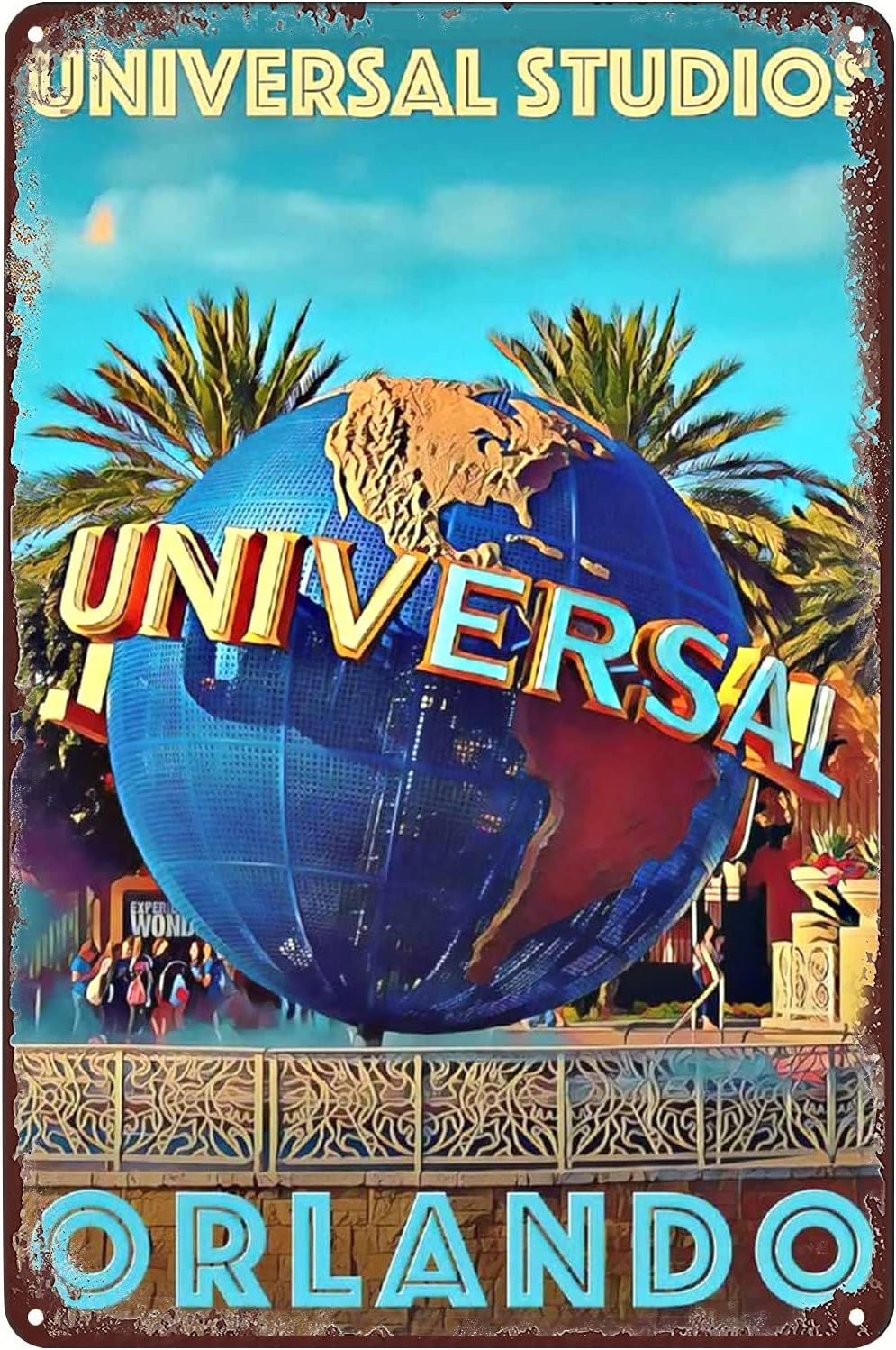 Home Decor Usa - Vintage Tin Signs Orlando Universal Studios