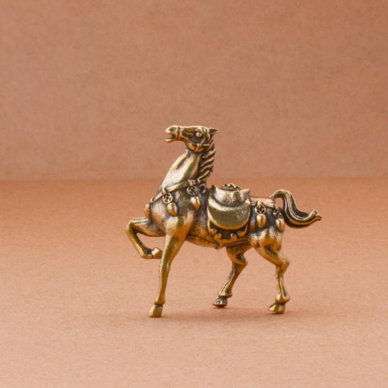 Home Decor Enthusiast - Hot Brass War Horse Small Ornament