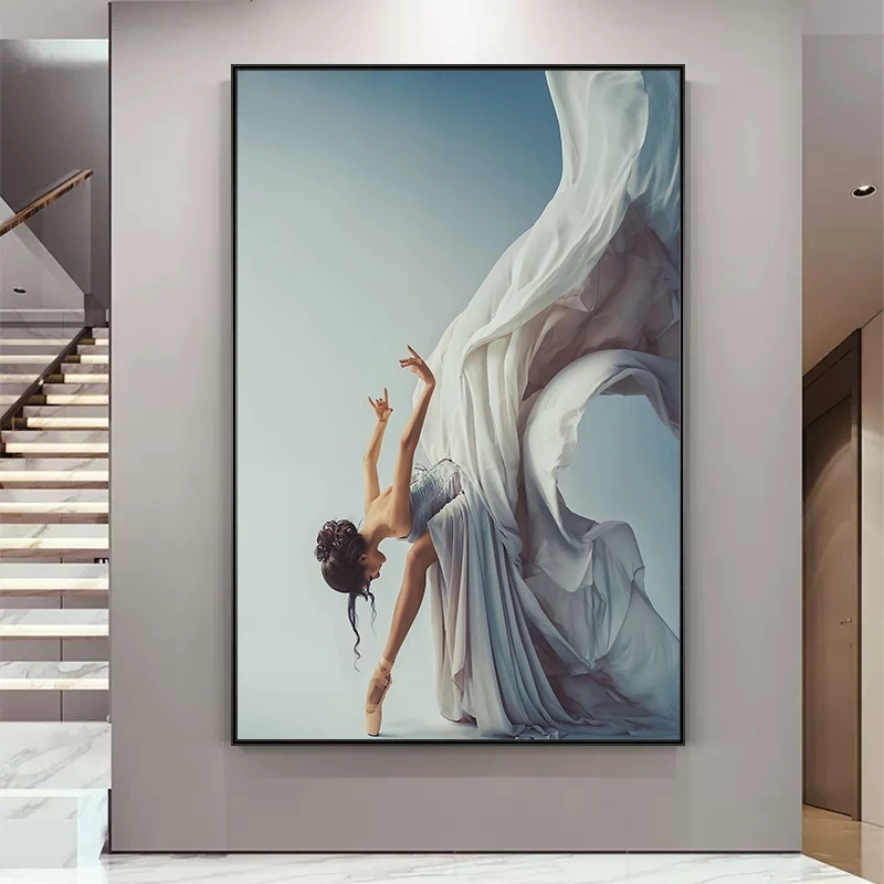 Home Decor Niche - Modern Ballet Dancing Girl Canvas Painting