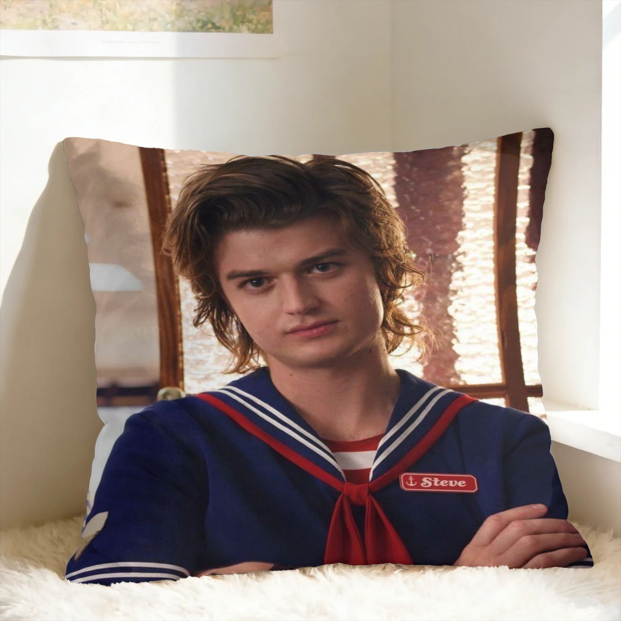 Home Decor Design Ideas - Joe Keery Steve Harrington Pillow Cover