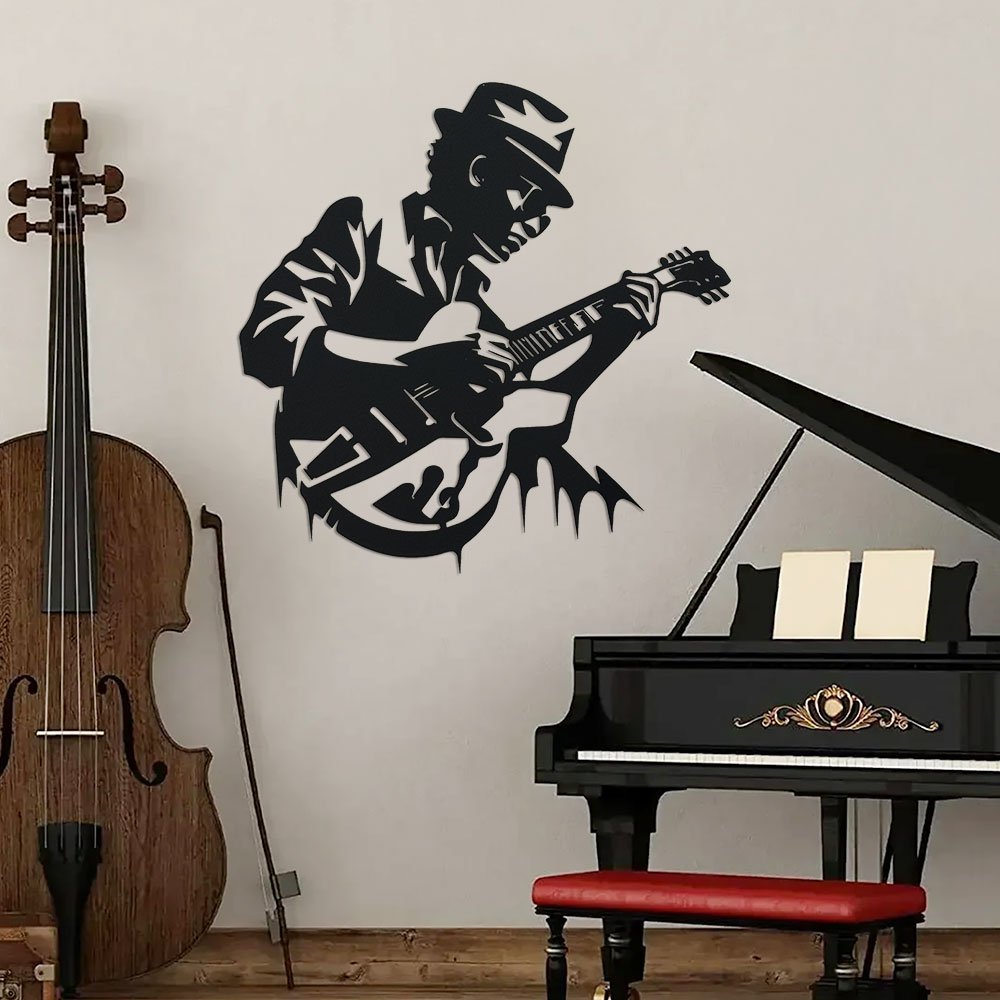 Guitarist Metal Wall Art,1pc U - Home Decor Enthusiast recension och pris