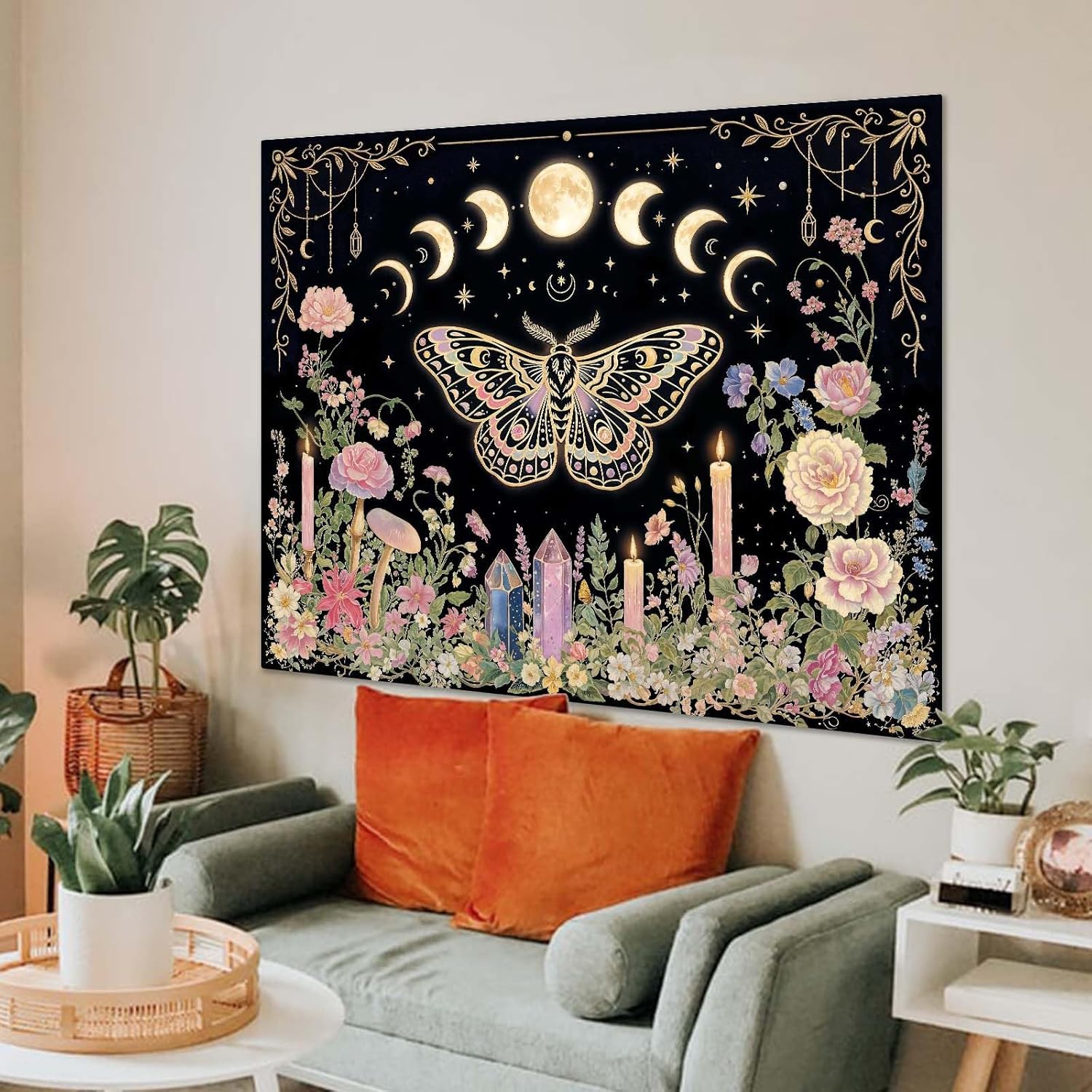 Butterfly Tapestry Wall Hangin - Aesthetic Tapestry recension och pris