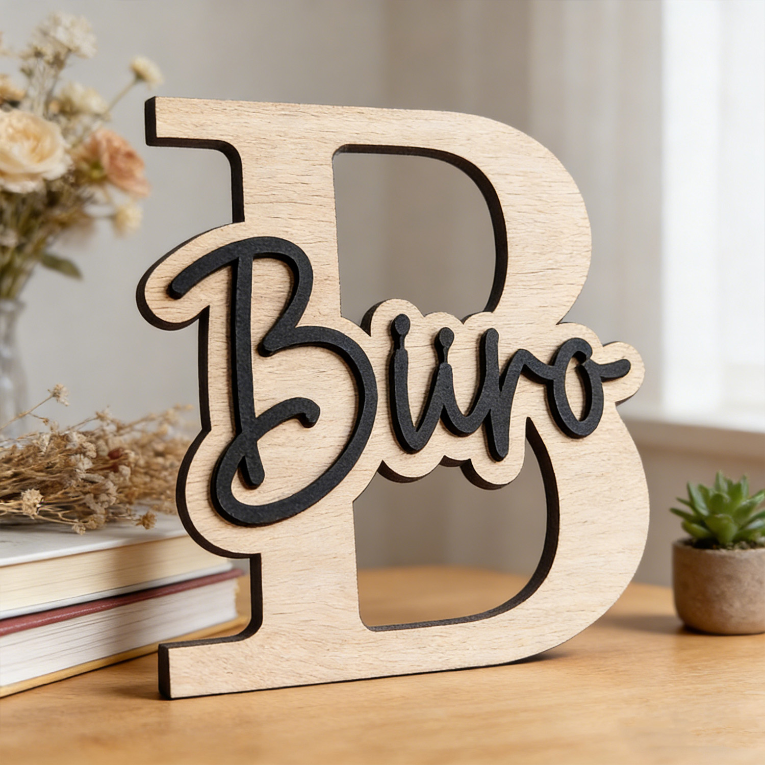 1pc Customizable Wooden Letter - Wooden Letter Sign recension och pris