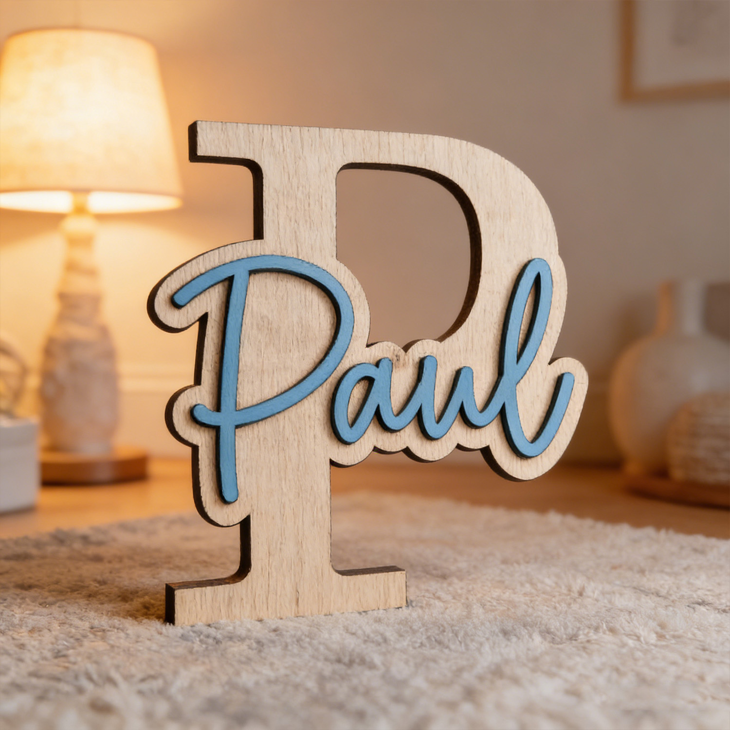 1pc Customizable Wooden Letter - Wooden Letter Sign recension och pris