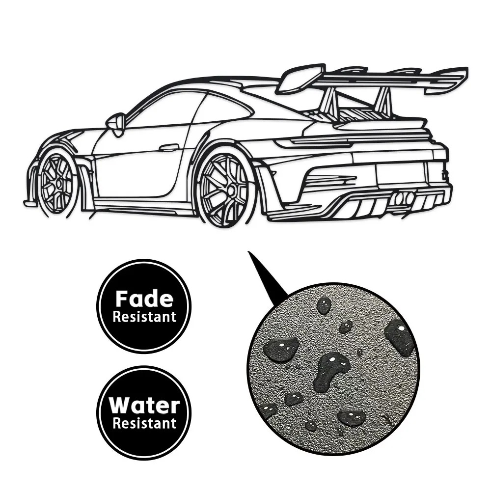 1pc Supercar Metal Wall Art -  - Home Decor Enthusiast recension och pris