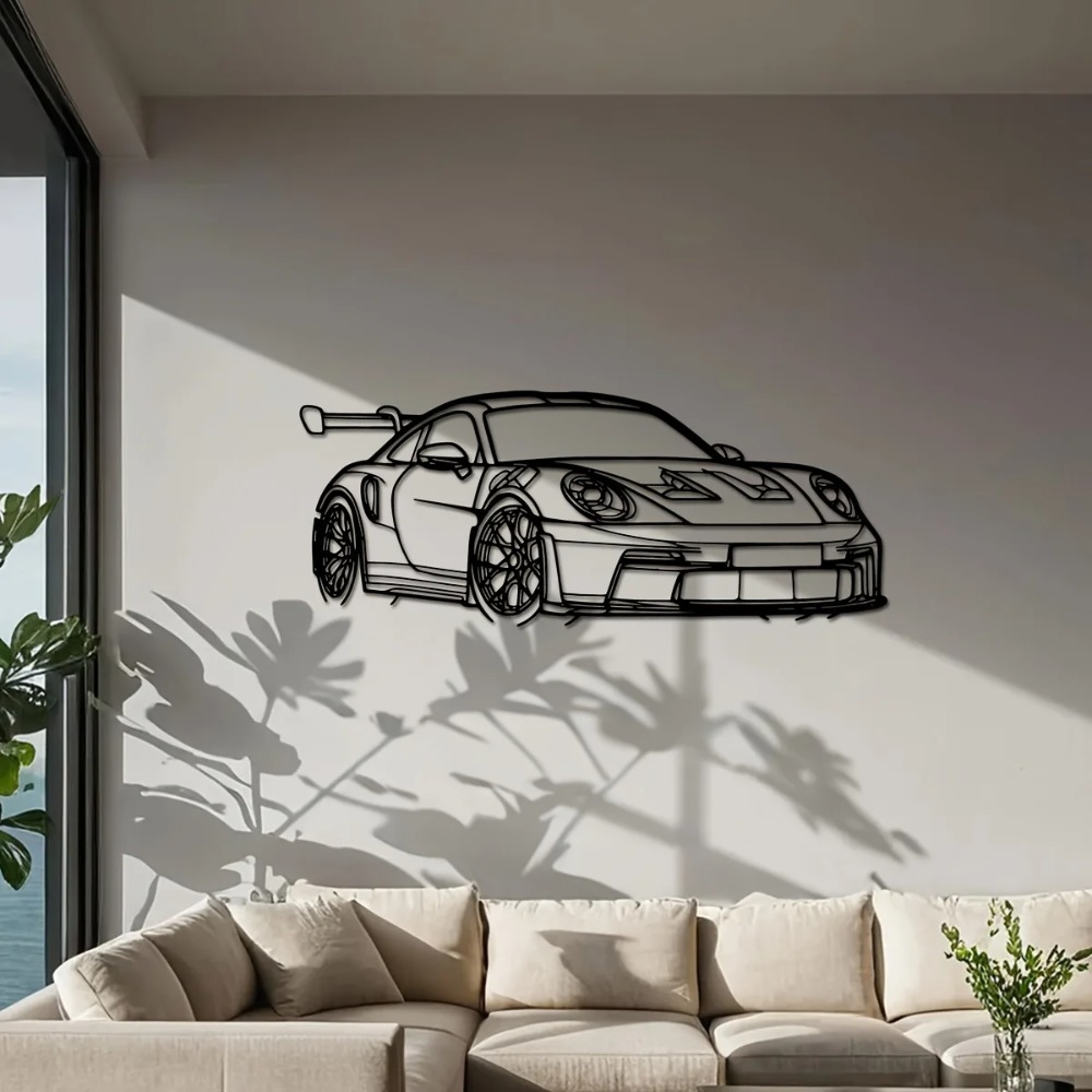 1pc Supercar Metal Wall Art -  - Home Decor Enthusiast recension och pris