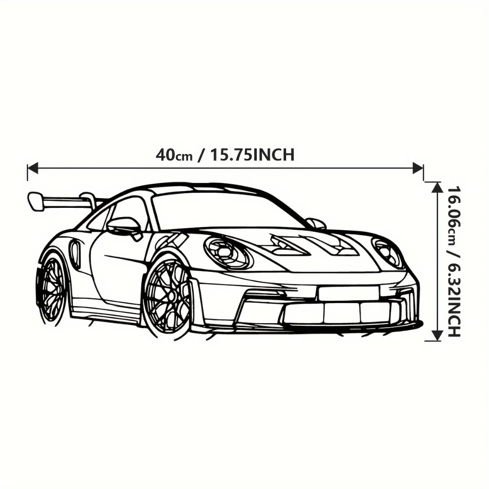 1pc Supercar Metal Wall Art -  - Home Decor Enthusiast recension och pris