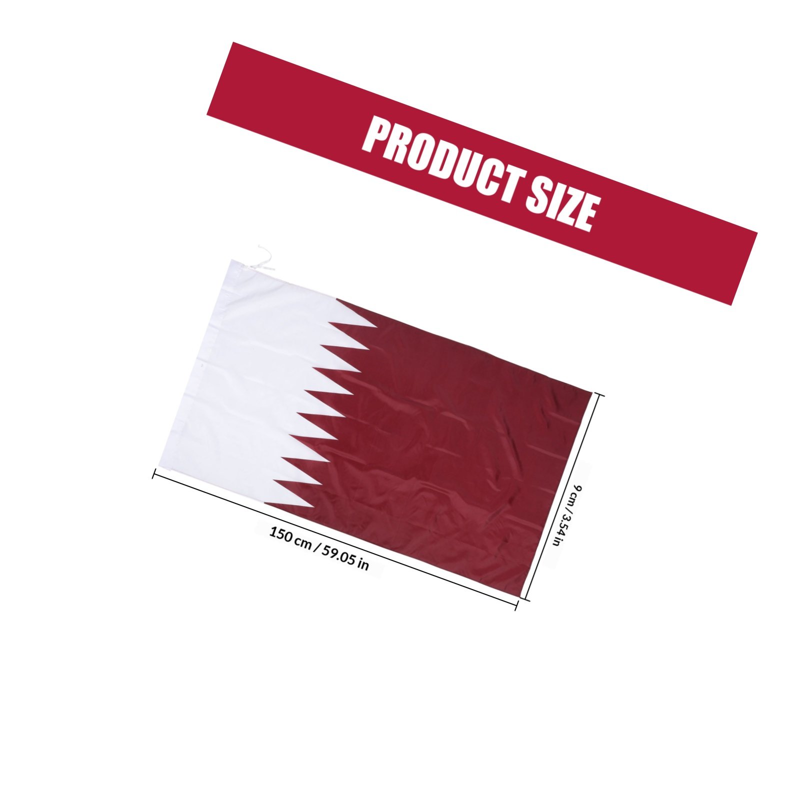 Qatar Hanging Nation Flag Poly - Home Decor Qatar recension och pris