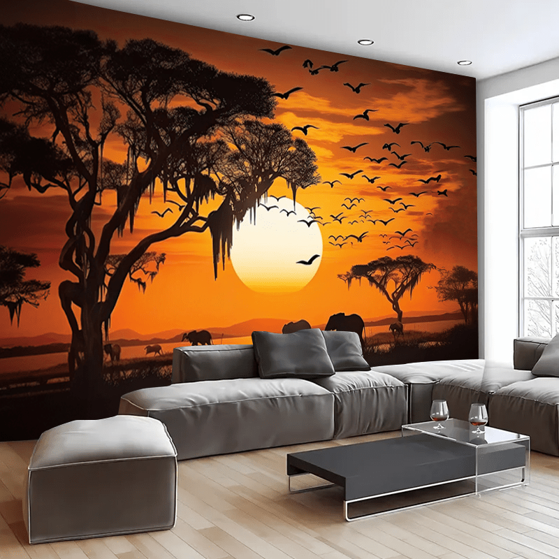 Serengeti Sunset Safari Tapest - Aesthetic Tapestry recension och pris