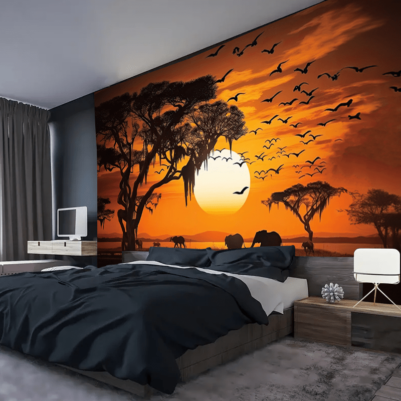 Serengeti Sunset Safari Tapest - Aesthetic Tapestry recension och pris