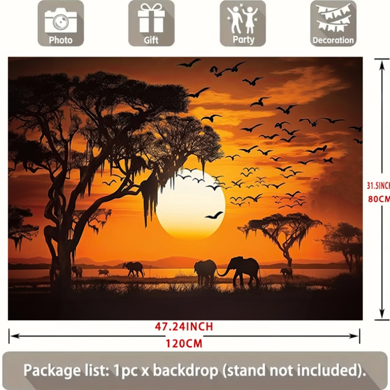 Serengeti Sunset Safari Tapest - Aesthetic Tapestry recension och pris