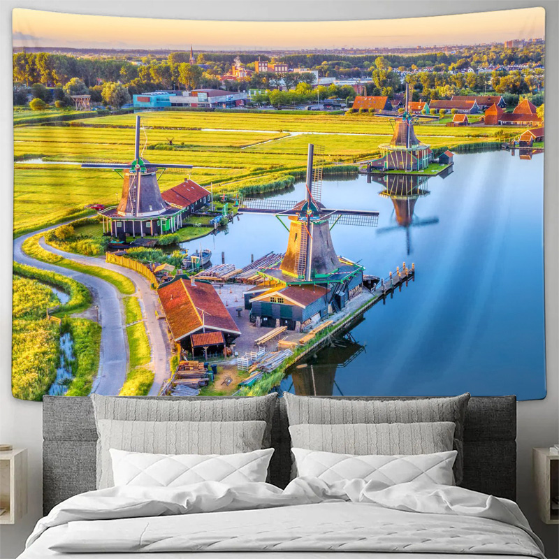 Large Bohemian Dutch Windmills - Home Decor Netherlands recension och pris