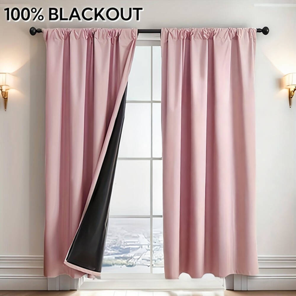 1pc 100% Blackout Curtain with - Home Decor Wall Panels recension och pris