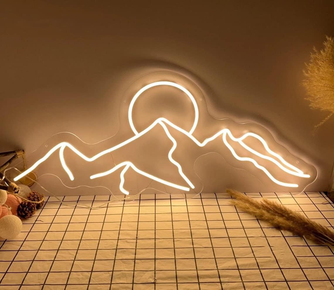 Mountain Range Neon Light Sign - Home Decor Range recension och pris