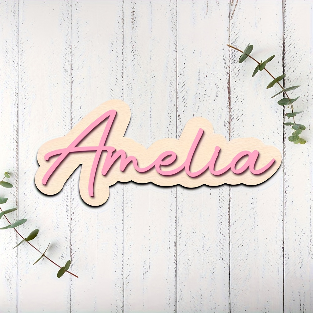 Personalized Double-Layered Wo - Wooden Letter Sign recension och pris
