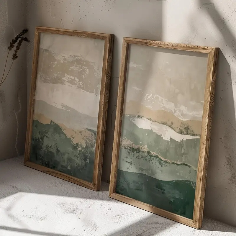 2pcs/set Wabi Sabi Abstract Ge - Home Decor Range recension och pris