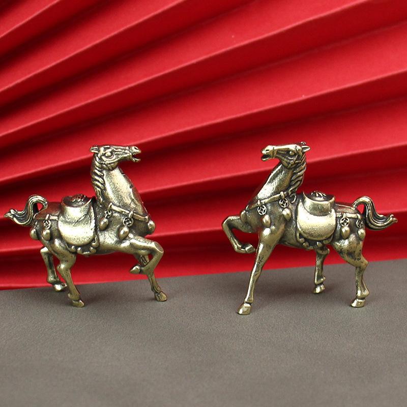 Brass War Horse Small Ornament - Home Decor Enthusiast recension och pris