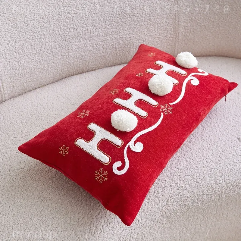 1pc Terry Embroidery HOHOHO Ch - Home Decor Sofa recension och pris