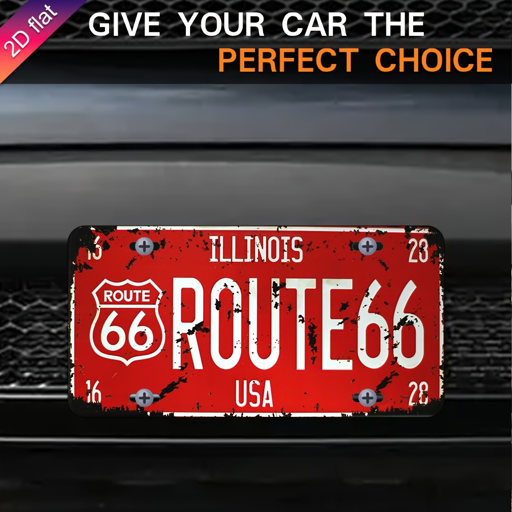 Illinois Route 66 USA Vintage  - Home Decor Usa recension och pris
