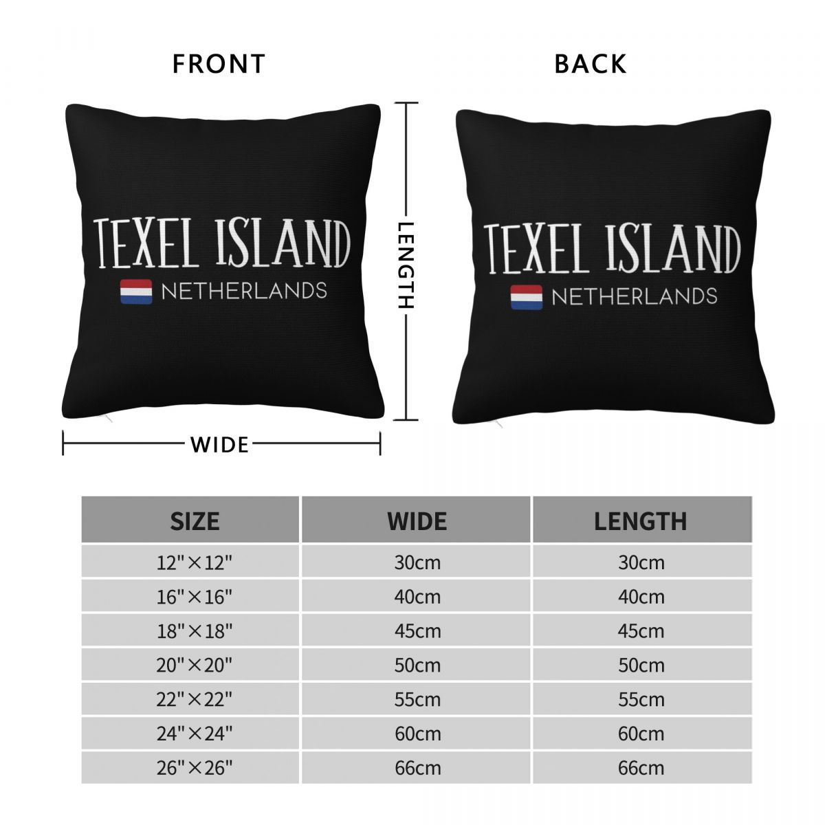Texel Island Netherlands Squar - Home Decor Netherlands recension och pris