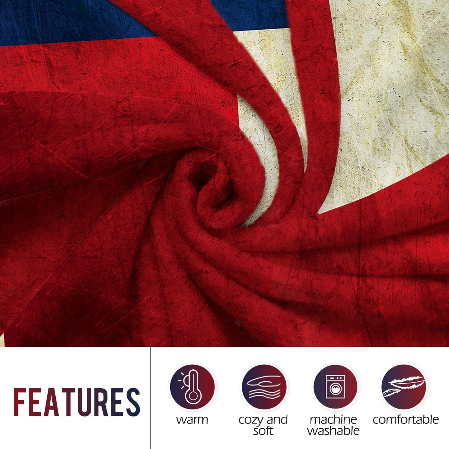 Levens Texas Flag Throw Blanke - Home Decor Sofa recension och pris