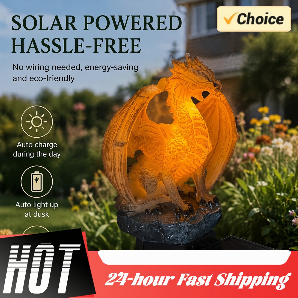 Dragon Solar Garden Light Ener - Home Decor Garden recension och pris
