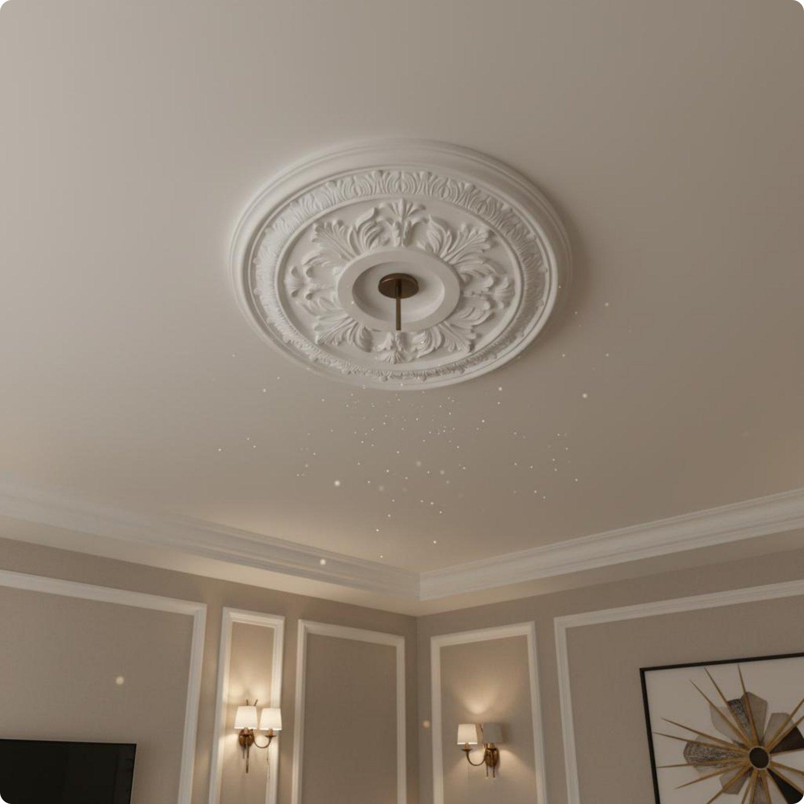 Gold Embossed Ceiling Light Pa - Home Decor Wall Panels recension och pris