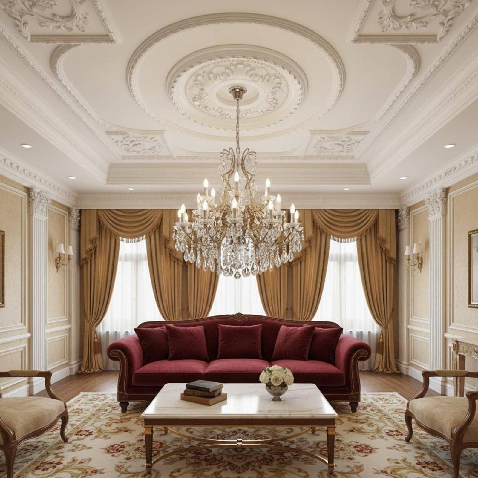 Gold Embossed Ceiling Light Pa - Home Decor Wall Panels recension och pris