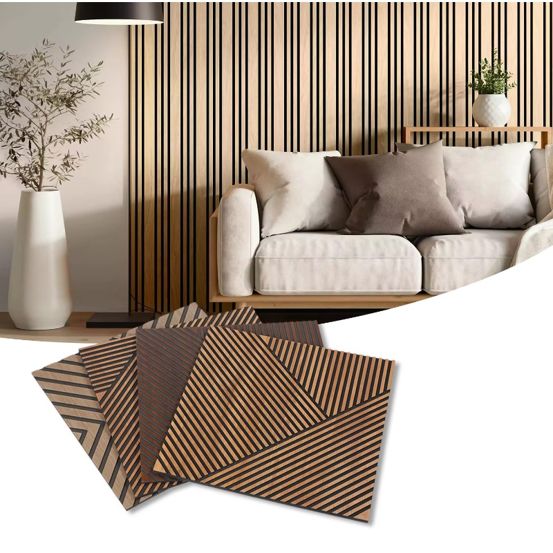 Best Selling Wooden Slatted Ac - Home Decor Wall Panels recension och pris