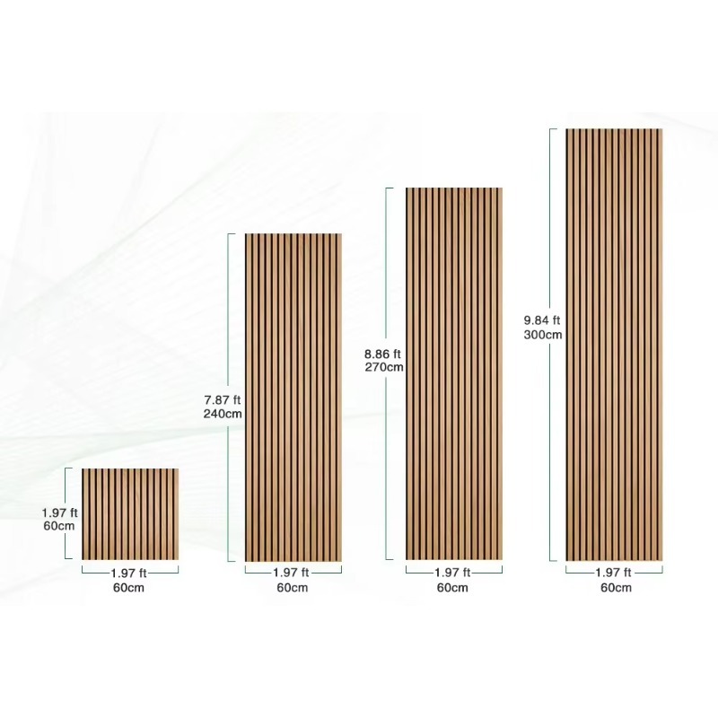 Best Selling Wooden Slatted Ac - Home Decor Wall Panels recension och pris