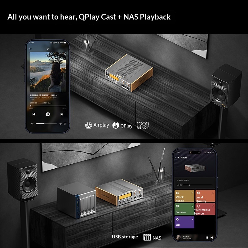 FiiO K17 R2R Desktop DAC Amp D - Home Decor Range recension och pris