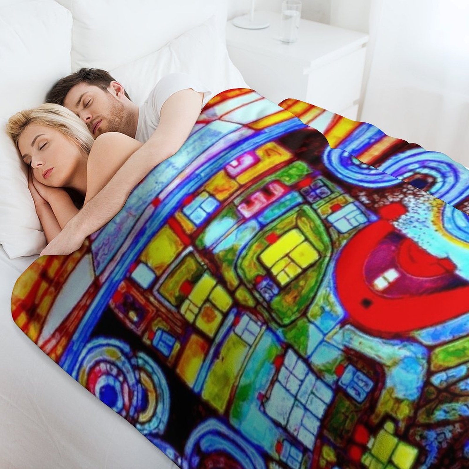 Qatar 813 neon Throw Blanket S - Home Decor Qatar recension och pris