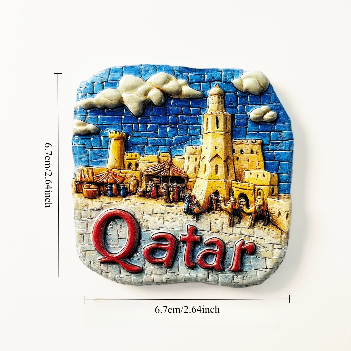 Qatar 3D Fridge Magnets Orname - Home Decor Qatar recension och pris