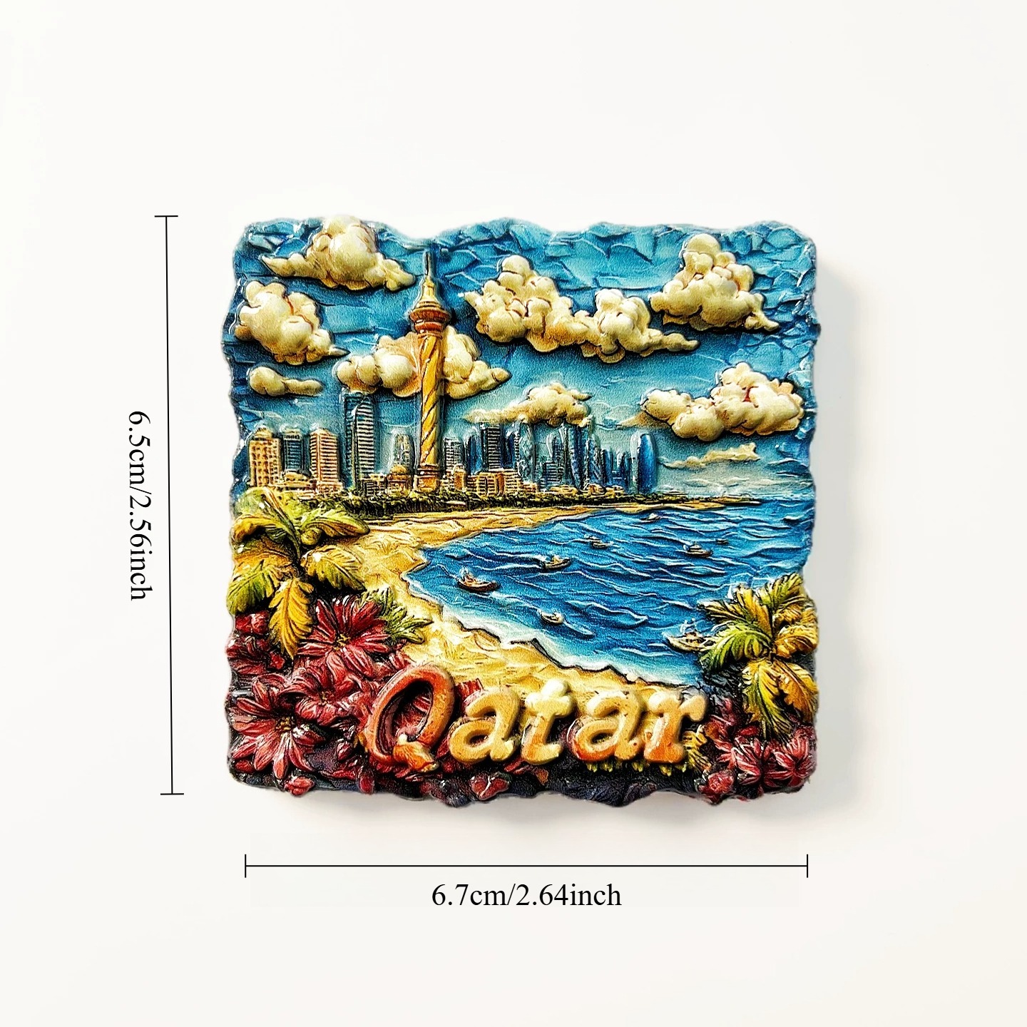 Qatar 3D Fridge Magnets Orname - Home Decor Qatar recension och pris