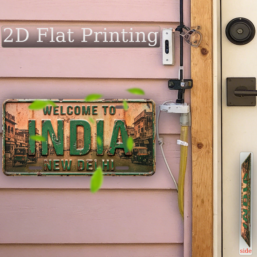 2D Flat Printing, 1pc, Retro P - Home Decor Delhi recension och pris
