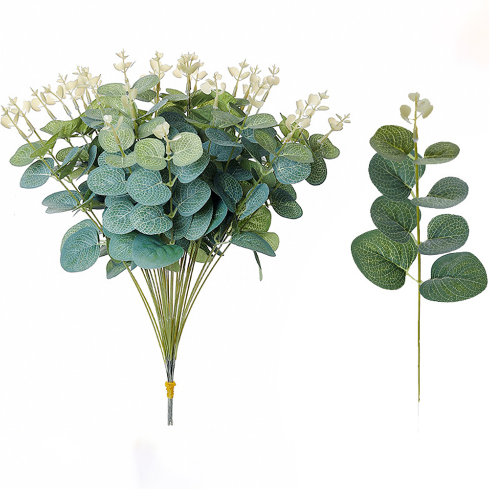 20PCS Fake Plants Silk Eucalyp - Home Decor Scrap recension och pris