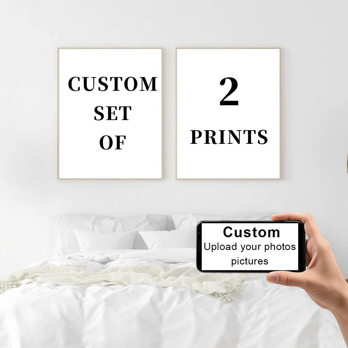 2pcs/set Custom Canvas Prints  - Home Decor Foto recension och pris