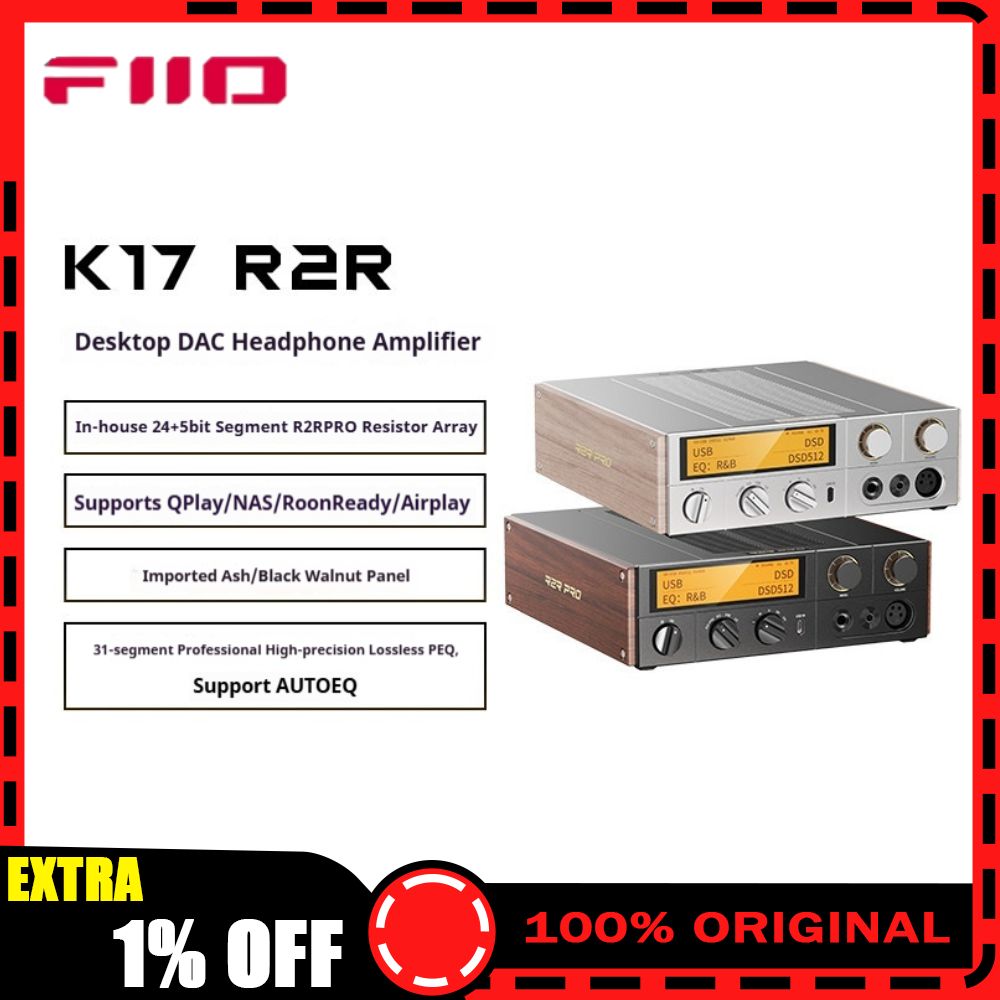 FiiO K17 R2R Desktop DAC Amp D - Home Decor Range recension och pris