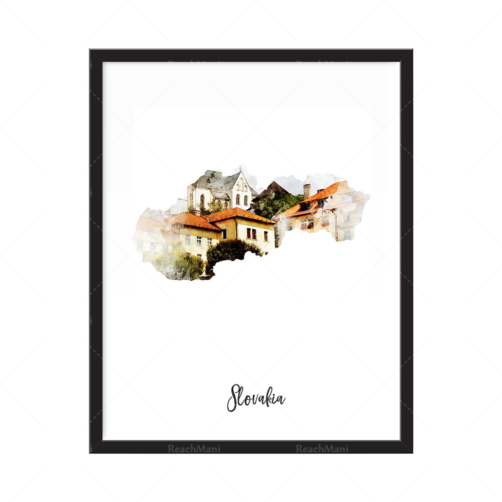 Impression de carte aquarelle  - Home Decor Qatar recension och pris