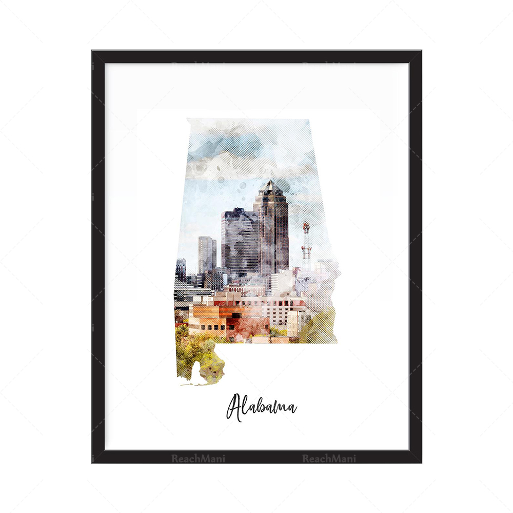 Impression de carte aquarelle  - Home Decor Qatar recension och pris