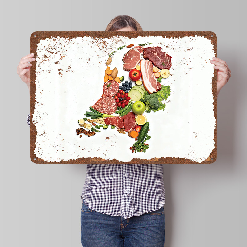 Food Map of Netherlands Made F - Home Decor Netherlands recension och pris