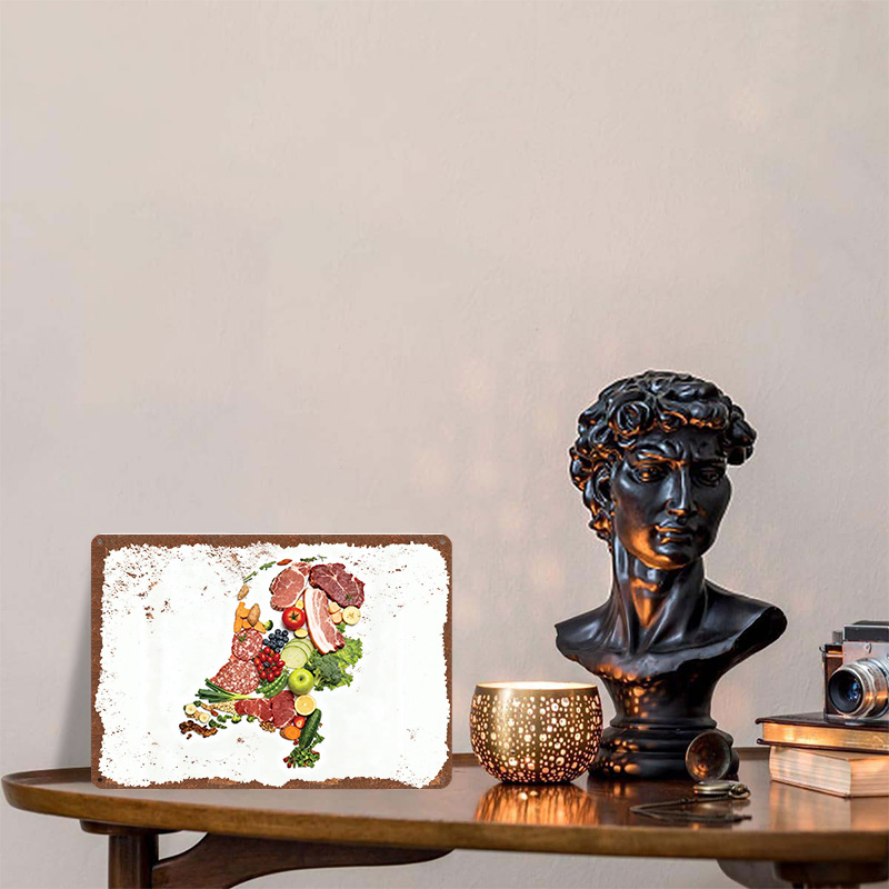 Food Map of Netherlands Made F - Home Decor Netherlands recension och pris