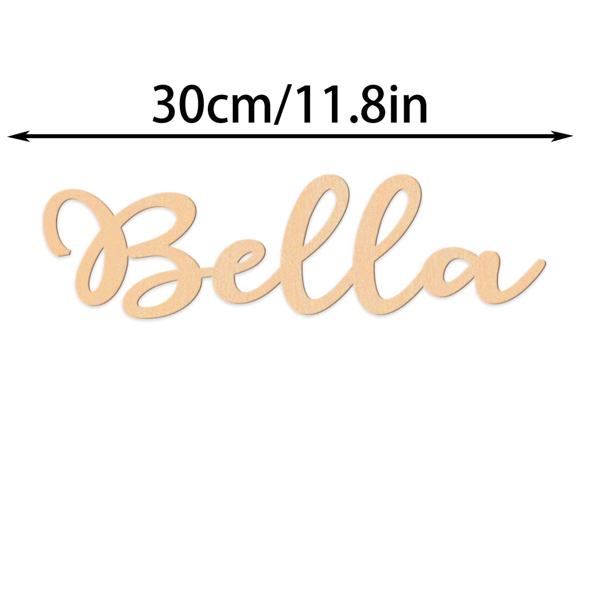 1pc Personalized Custom Name W - Wooden Letter Sign recension och pris