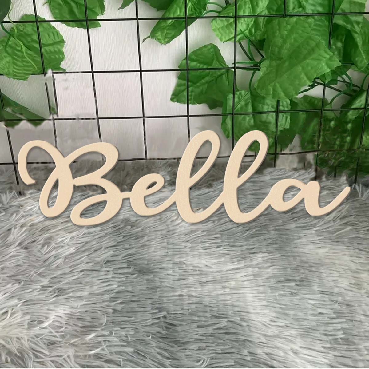 1pc Personalized Custom Name W - Wooden Letter Sign recension och pris