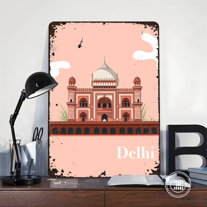 Delhi Illustration 3D Texture  - Home Decor Delhi recension och pris