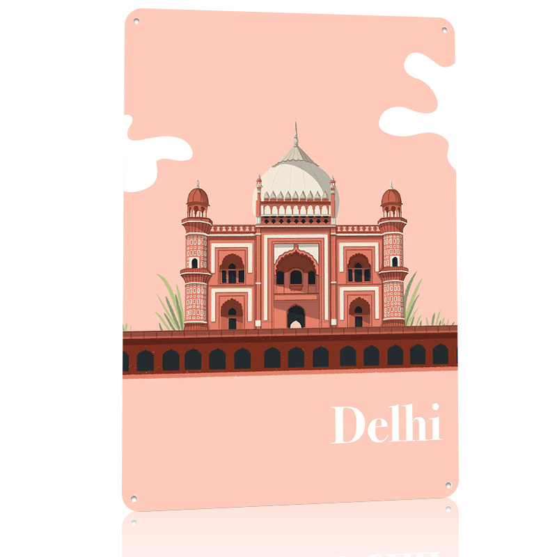 Delhi Illustration 3D Texture  - Home Decor Delhi recension och pris