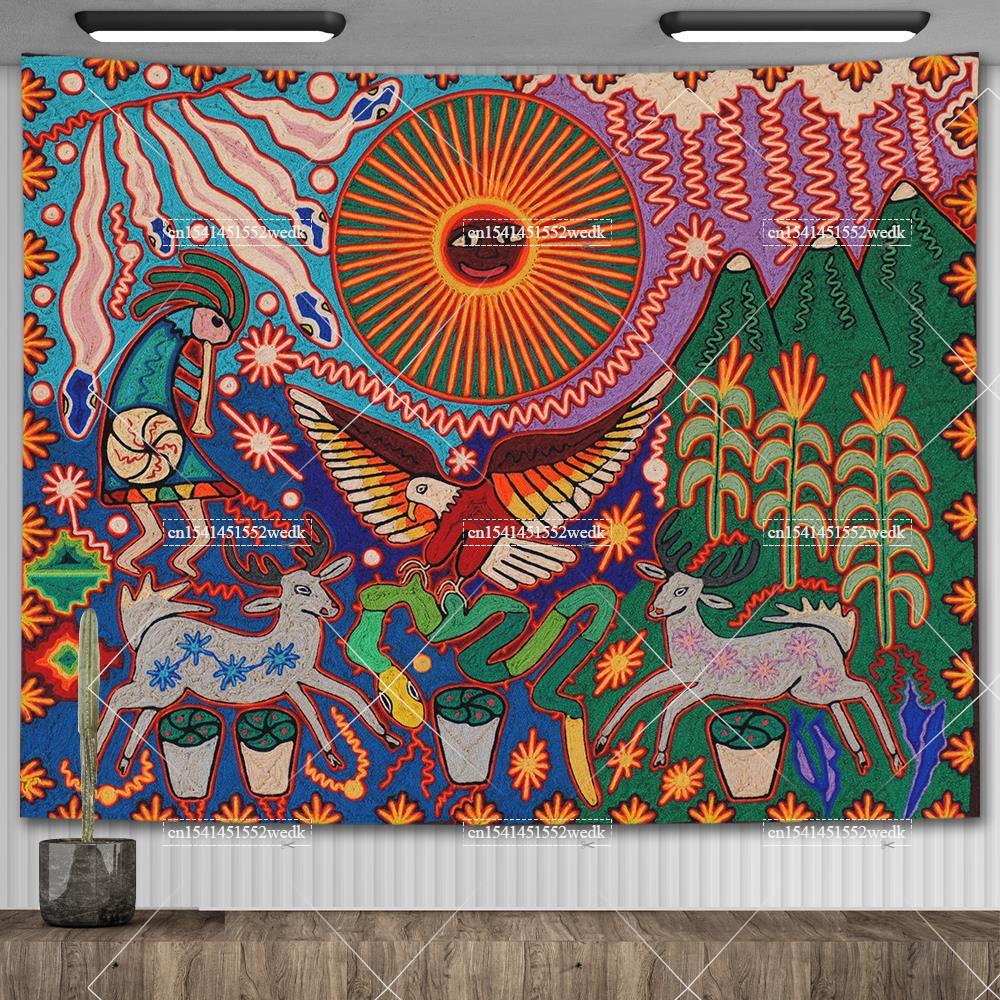 Mexico Mexican Mayan Tribal Ar - Aesthetic Tapestry recension och pris