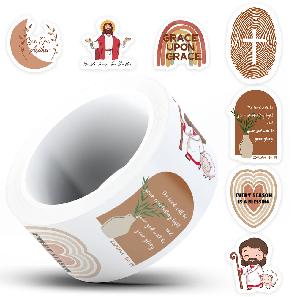 500pcs Jesus Bible Sticker For - Home Decor Wall Panels recension och pris